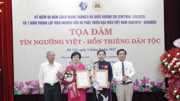 Viện Nghiên cứu và phát triển Đạo Mẫu Việt Nam tổ chức tọa đàm “Tín ngưỡng Việt - Hồn thiêng dân tộc”