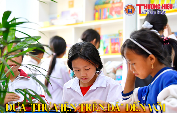 Đưa 'Thư viện trên Đá' đến với các em học sinh Xã Sà Phìn, Hà Giang