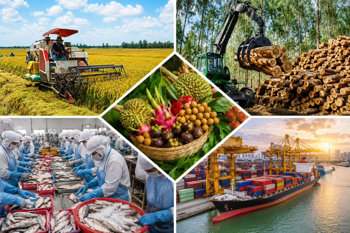 Xuất khẩu nông, lâm, thủy sản đạt gần 63 tỷ USD trong 10 tháng